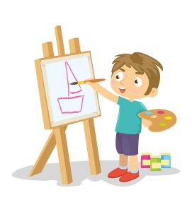 Doodle Test, Arti Gambar, Arti Warna, Gambar anak