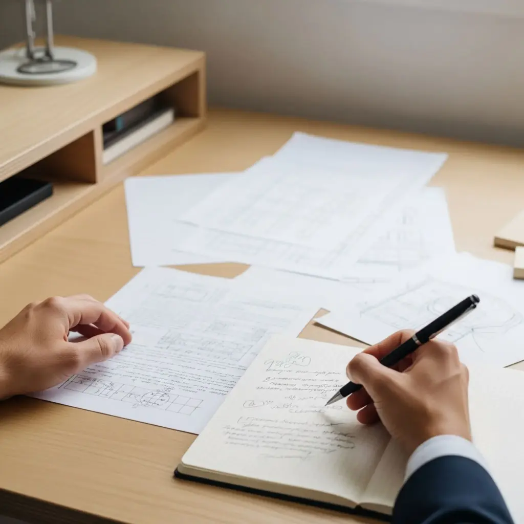 Tulisan tangan sedang dianalisis untuk mengetahui karakter dan potensi melalui grafologi.