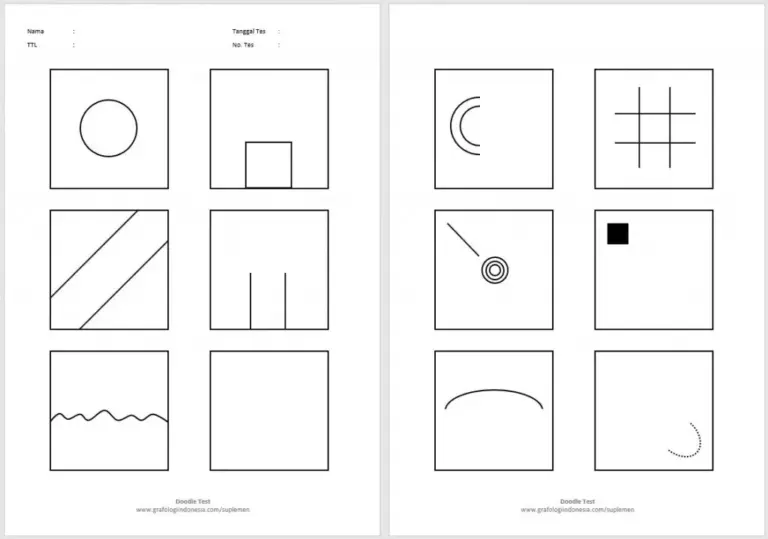 DOODLE TEST & GRAFOLOGI