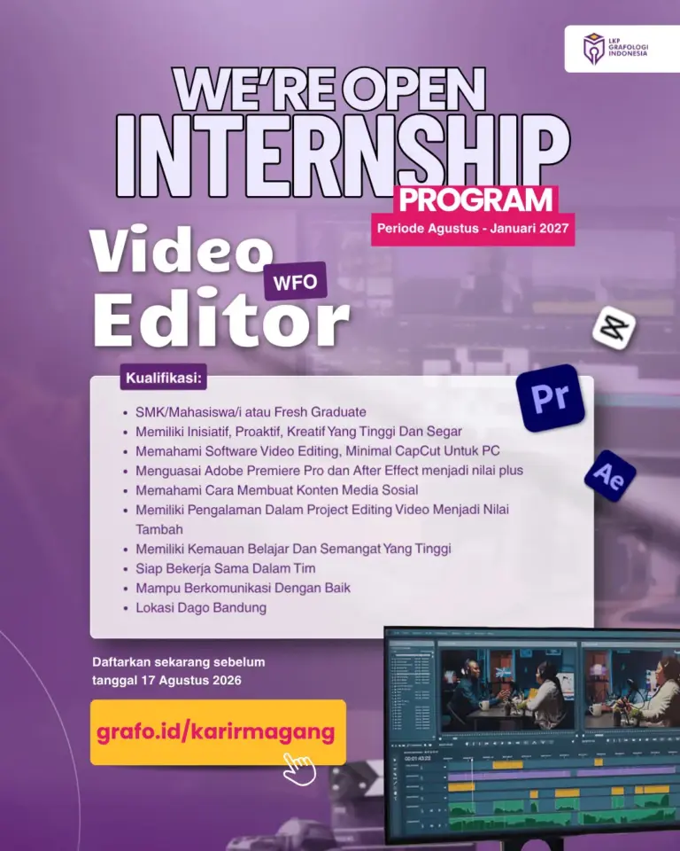 Loker VE Magang-Grafologi Indonesia