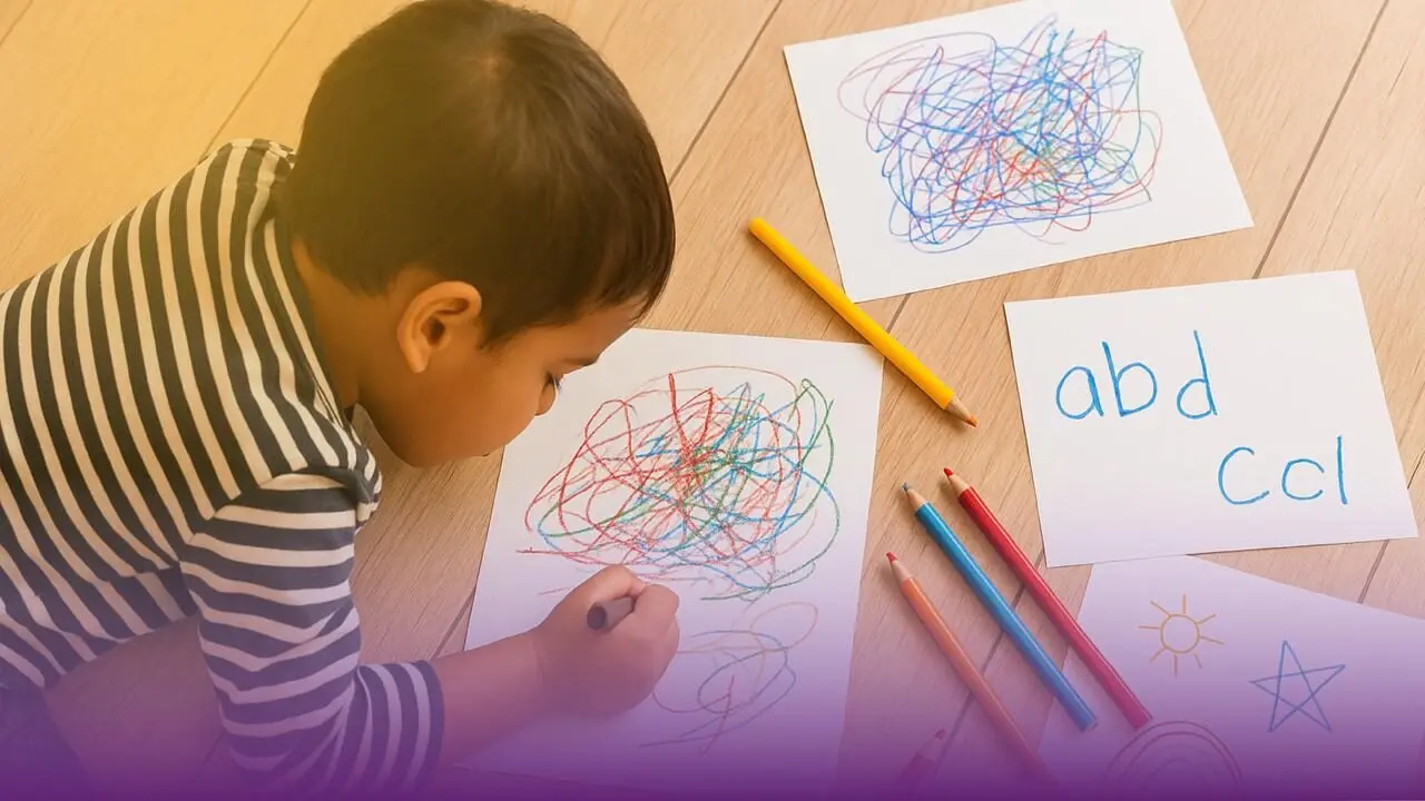 tulisan anak berantakan