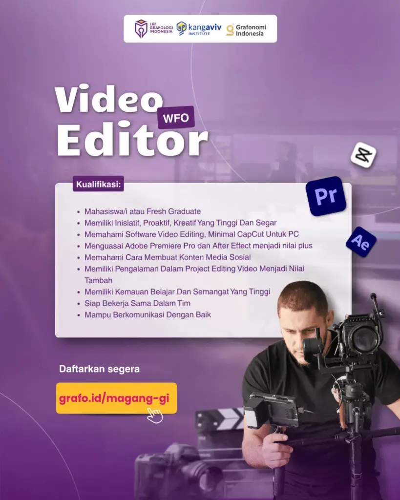 magang video editor