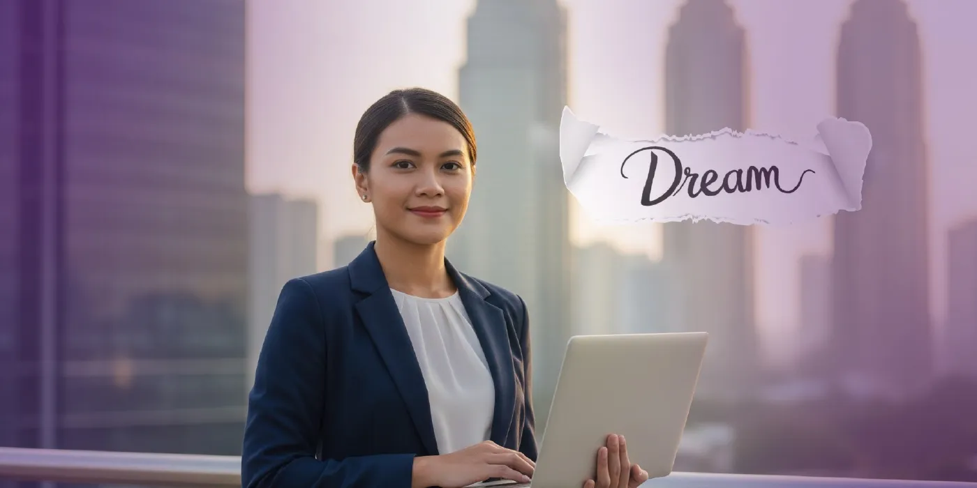 tulisan tegak lurus bisa bikin sukses?